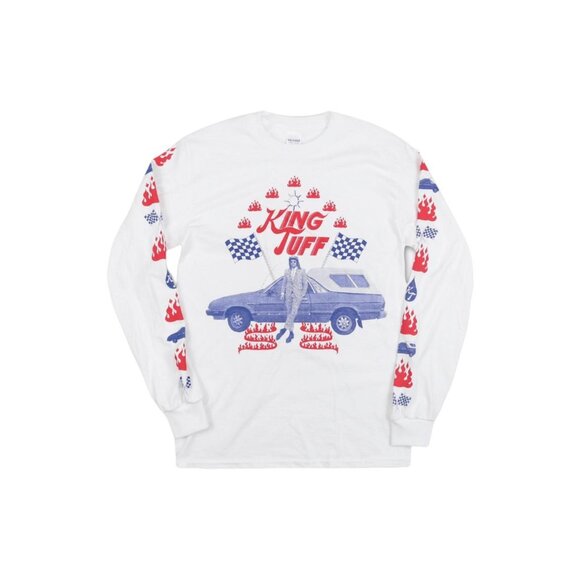 King Tuff Blue 82 White Tee - Picture 1 of 1